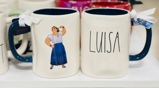 New Rae Dunn Disney Encanto movie ceramic coffee mug decor LUISA