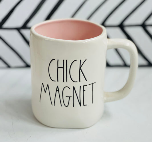 New Rae Dunn ceramic coffee mug- CHICK MAGNET