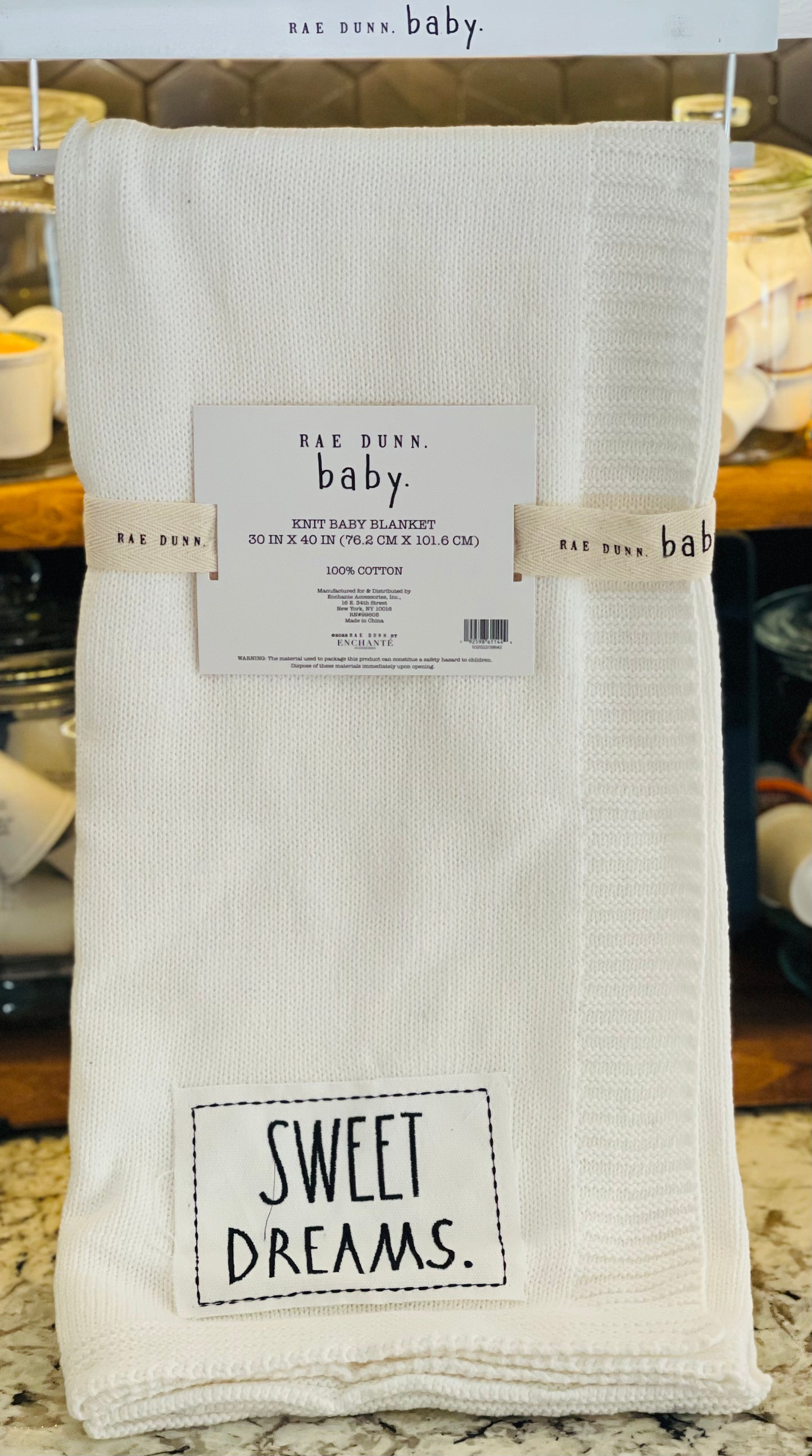 Rae dunn sweet baby blanket sale