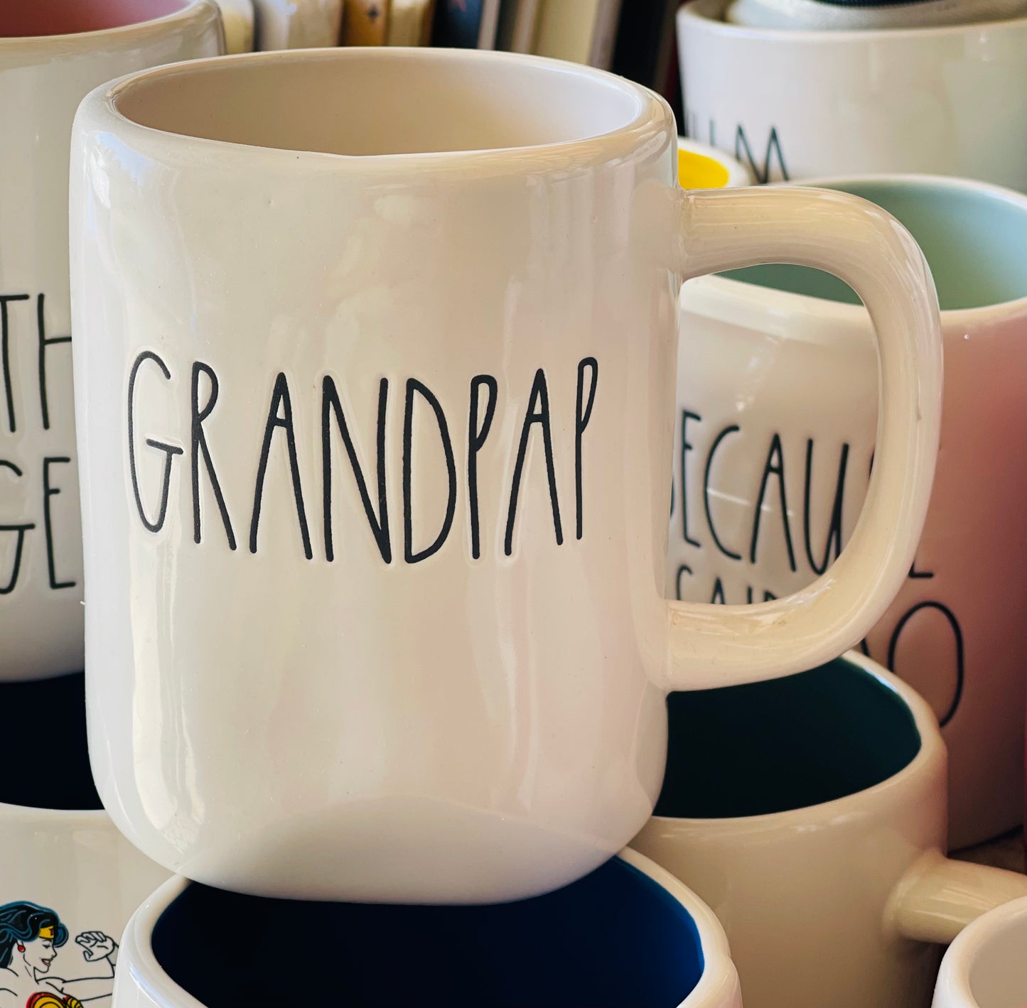 New Rae Dunn ceramic coffee mug-GRANDPAP