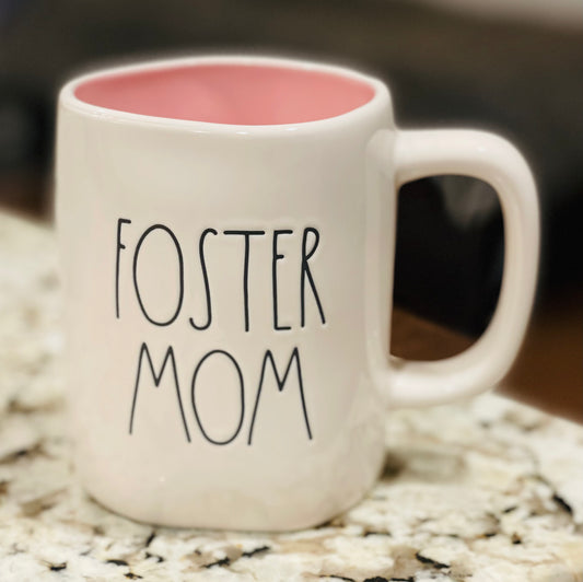 New Rae Dunn ceramic coffee mug-FOSTER MOM