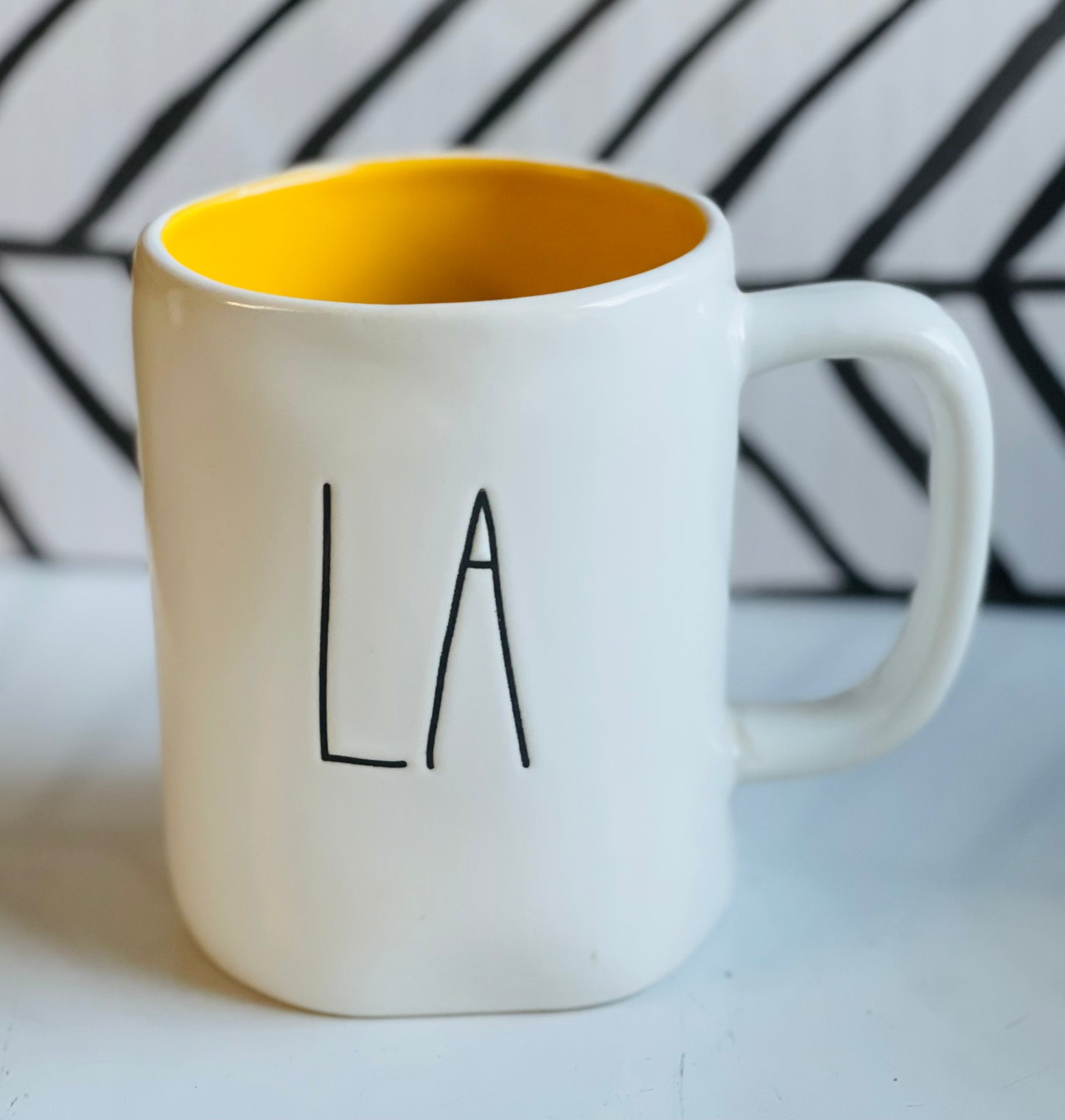 New Rae Dunn ceramic coffee mug-LA