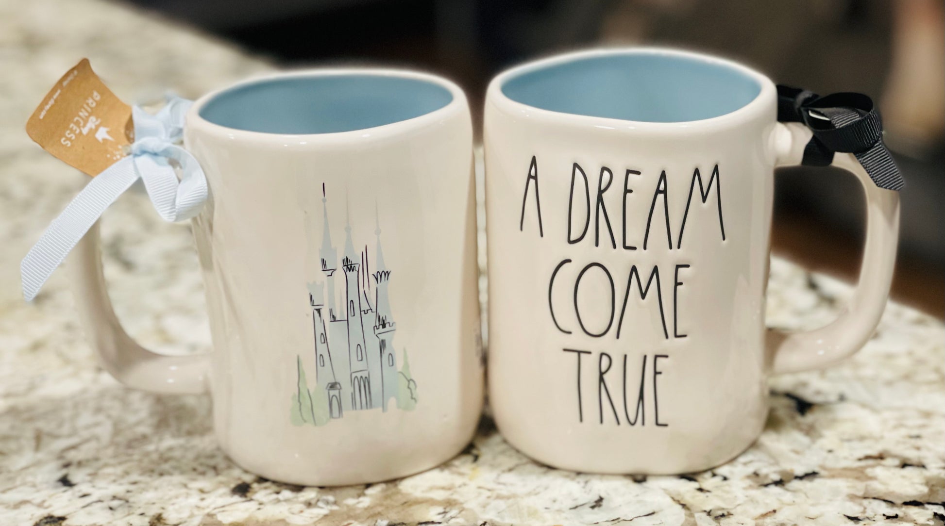 New Rae Dunn Disney Cinderella movie coffee mug A DREAM COME TRUE