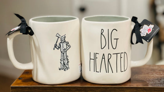 New Rae Dunn ceramic WIZARD of OZ collection movie coffee mug BIG HEARTED