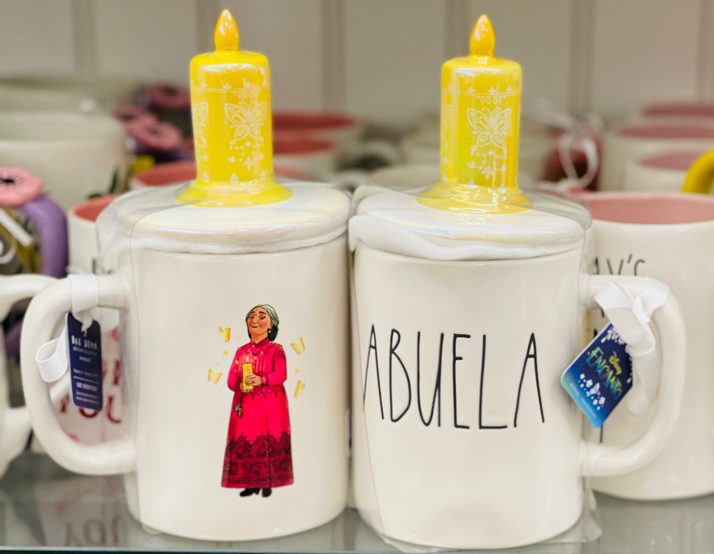 New Rae Dunn Disney Encanto movie topper coffee mug-ABUELA