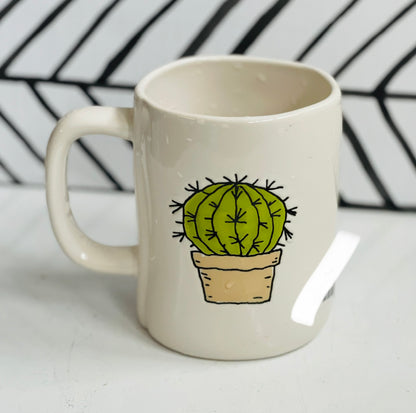 New Rae Dunn ceramic coffee mug -LOOKIN’ SHARP