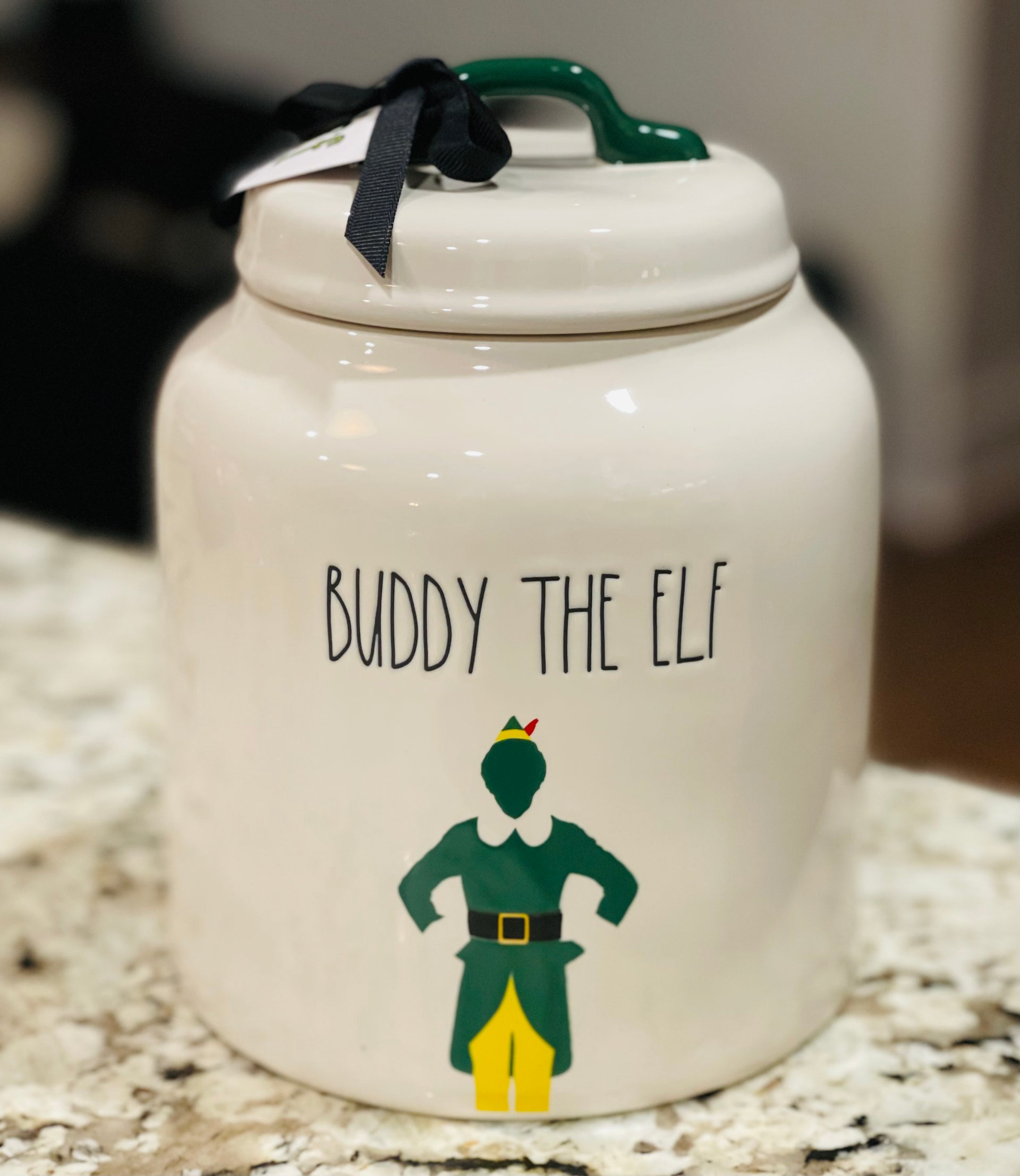 New Rae Dunn ceramic Buddy The Elf movie mug-RAISED BY ELVES