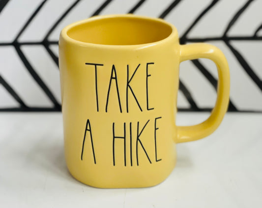 New Rae Dunn ceramic coffee mug-TAKE A HIKE