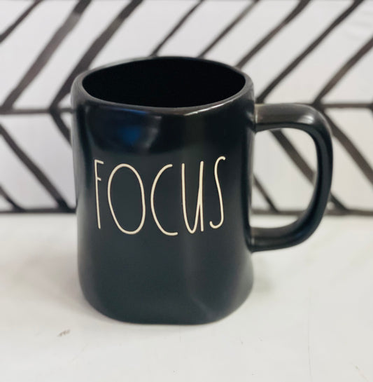 New Rae Dunn ceramic coffee mug-FOCUS