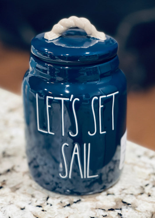 New Release Rae Dunn baby canister Sailing Line